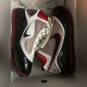 Nike Air Max LeBron 7 White/Black/Red, 2009, Size 11, 375664-102